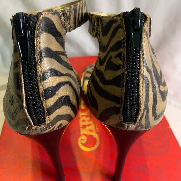 Carlos by Carlos Santana zebra print sandal sz 9 - Picture 6 of 6